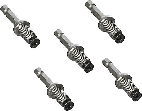 Ldexin 5pcs 1 4 Shank To 3 8 24unf Thread Round Shank Lock Screw Drill Chuck Adapter Drill Chuck Adapter Amazon Com