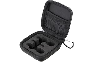 SoleKing Mini Mic Case Wireless Lavalier Microphone Case for Wireless lavalier microphones Wireless Microphones Mini Tiny Mic Lapel Clip Microphones (Case only)