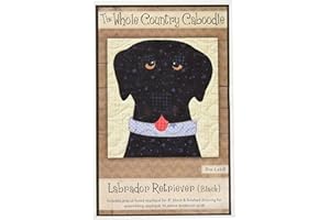 Whole Country Caboodle Labrador Retriever Black Precut Fused Applique Pack Pattern