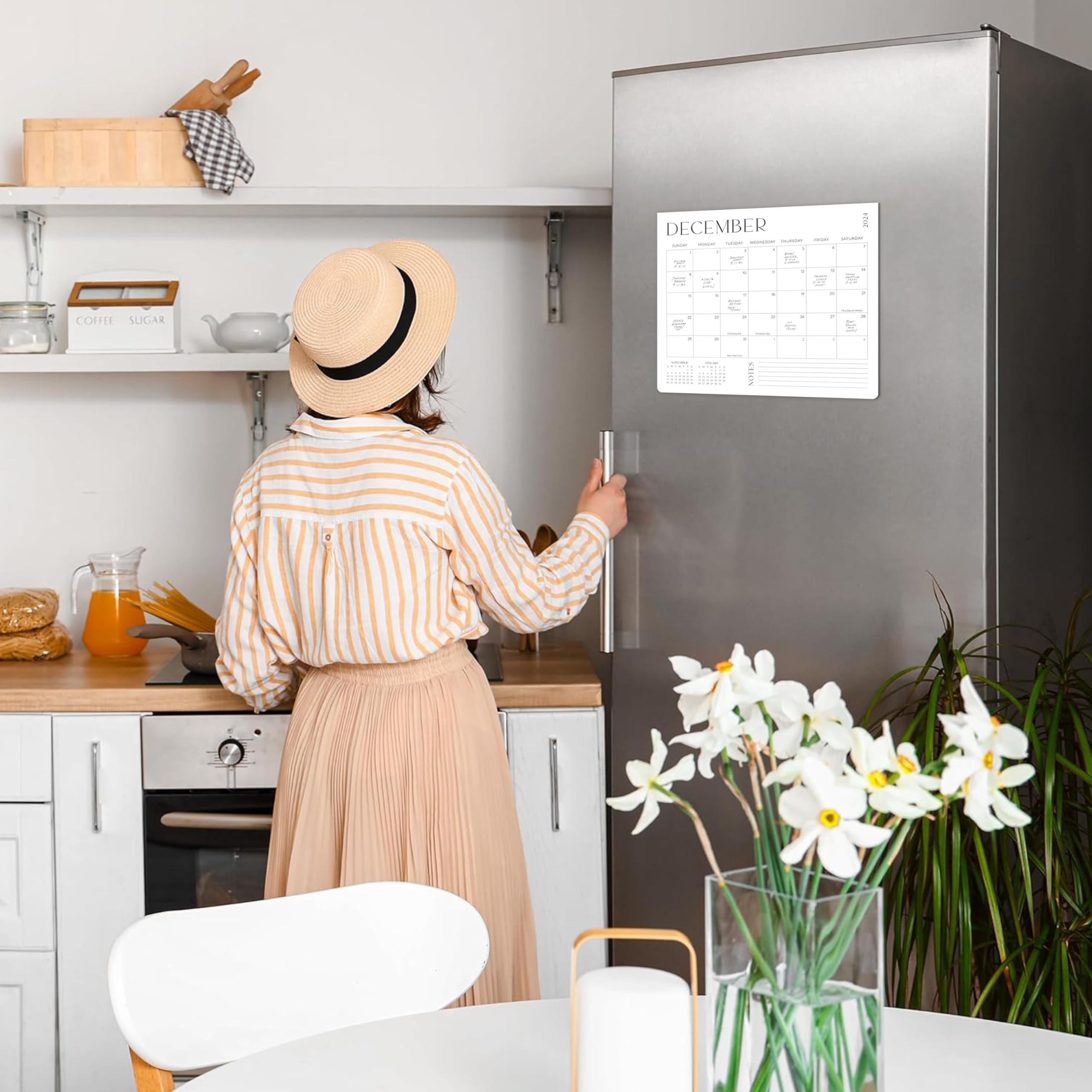Magnetic Fridge Calendar