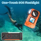 fohoa Upgraded 8K 70MP Underwater Camera 32GB Card 33FT Waterproof Digital view 8