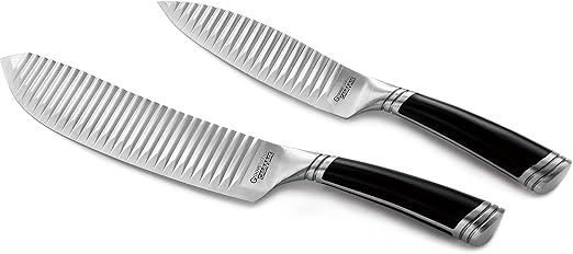Amazon Com Casaware Groovetech 2 Piece Knife Set 6 Inch Serrated