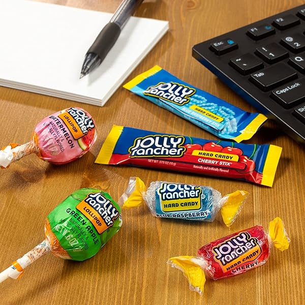 JOLLY RANCHER ASSORTED FRUIT FLAVORED CANDY BULK BAG, 42.01 OZ