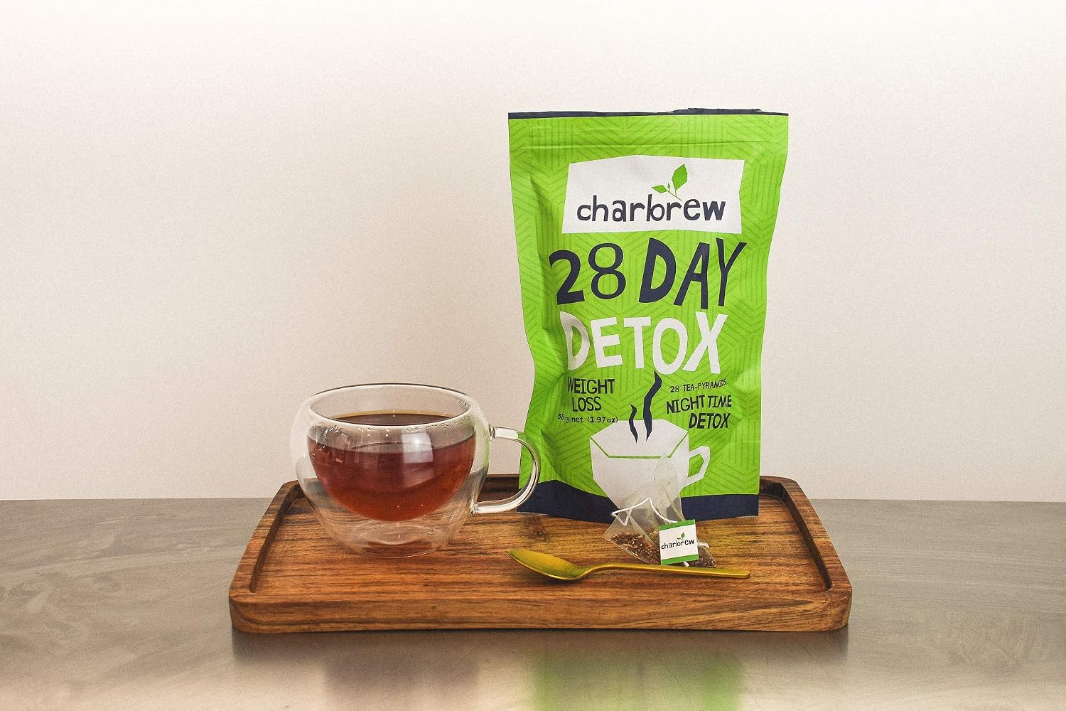 28 Night Time Detox Wellness Cleanse Herbal Tea Red Rooibos, Burdock Root & Chamomile Blend - 28 Teabags, 28 Count (Pack of 1) - Image 4