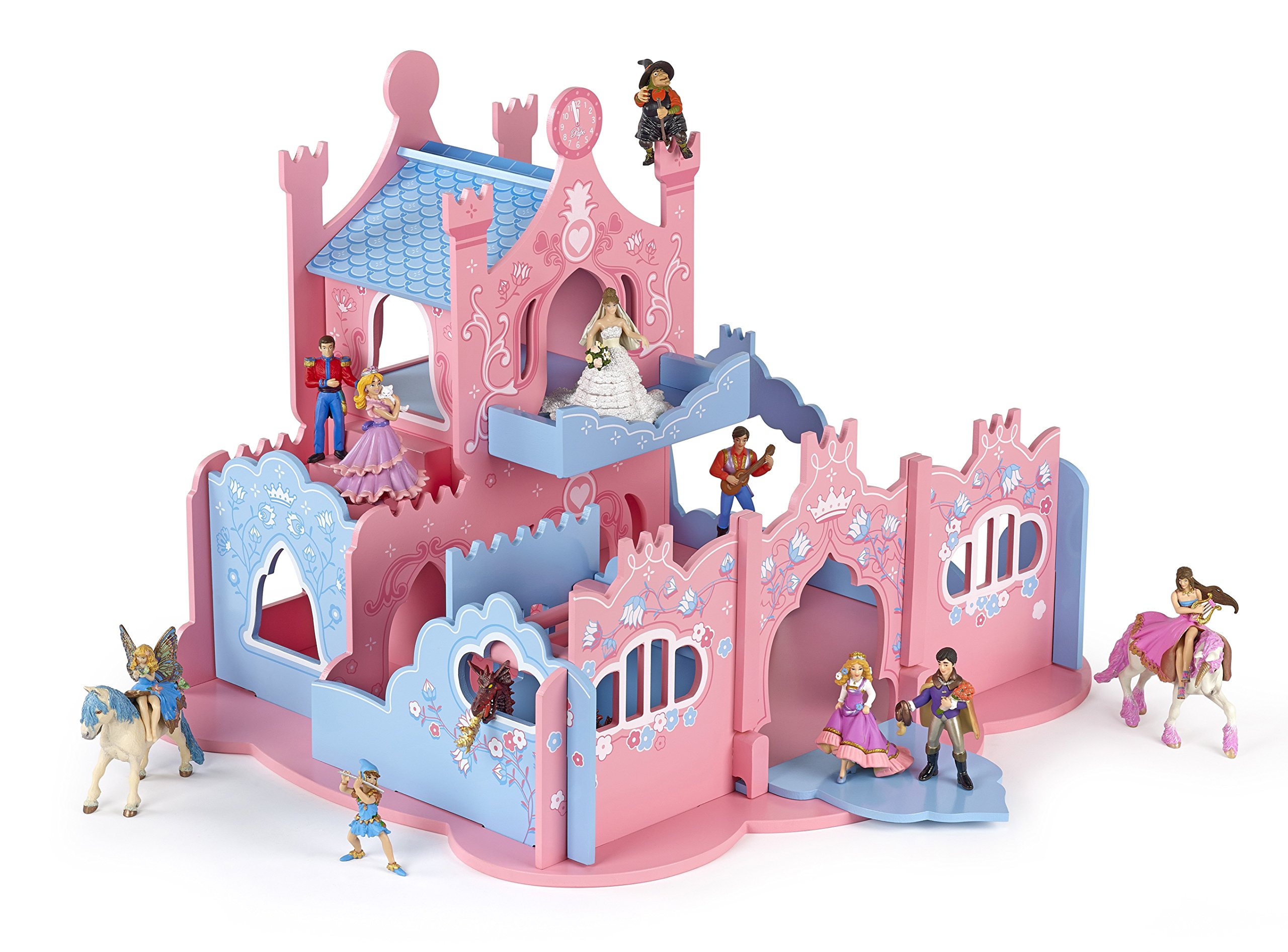 PapoCastle in the Clouds, Dreams of an Enchanted World, Imaginative figurine for children from 3 years old - Building fairy tales