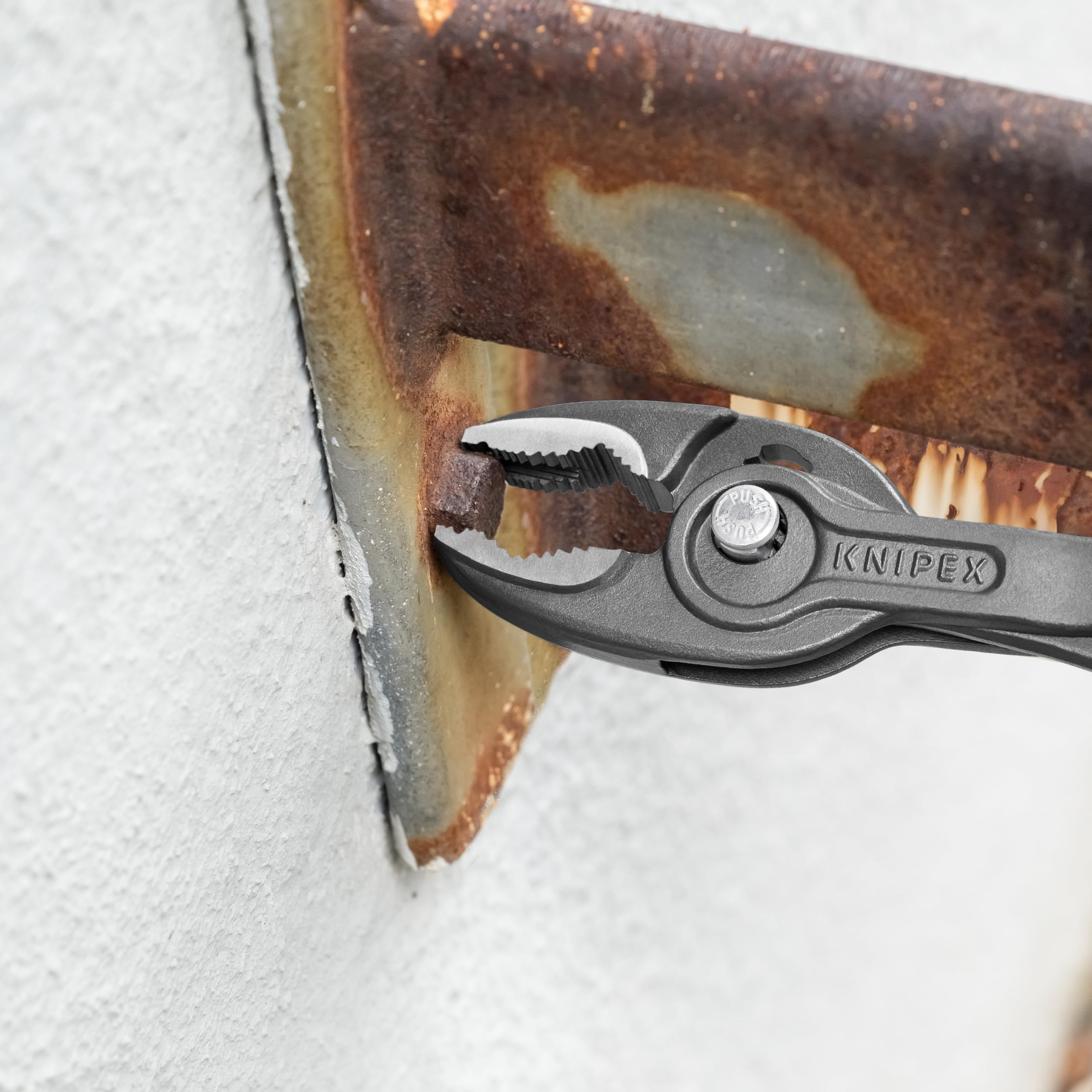 KNIPEX TwinGrip Front- und Seitengreifzange mit rutschhemmendem Kunststoff überzogen 200 mm, 82 01 200 9