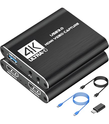 Amazon.com: Capture Card, HDMI USB3.0 Capture Card Nintendo Switch