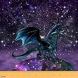 Dragon Fabric by The Yard, Galaxy Nebula Star