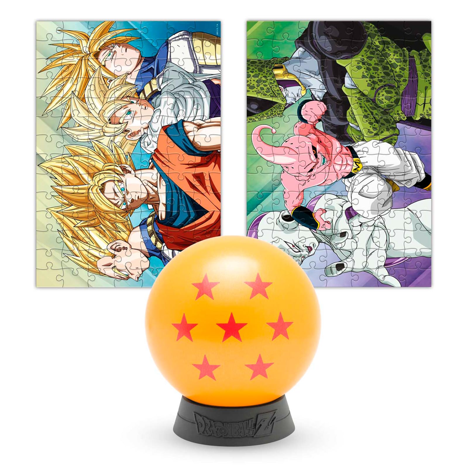 Dragon Ball Z Puzzle Collectable (7/7) - 2 Puzzles in 1: 98 Pieces (18 x 26 cm) | Dragon Ball Figures - Gifts