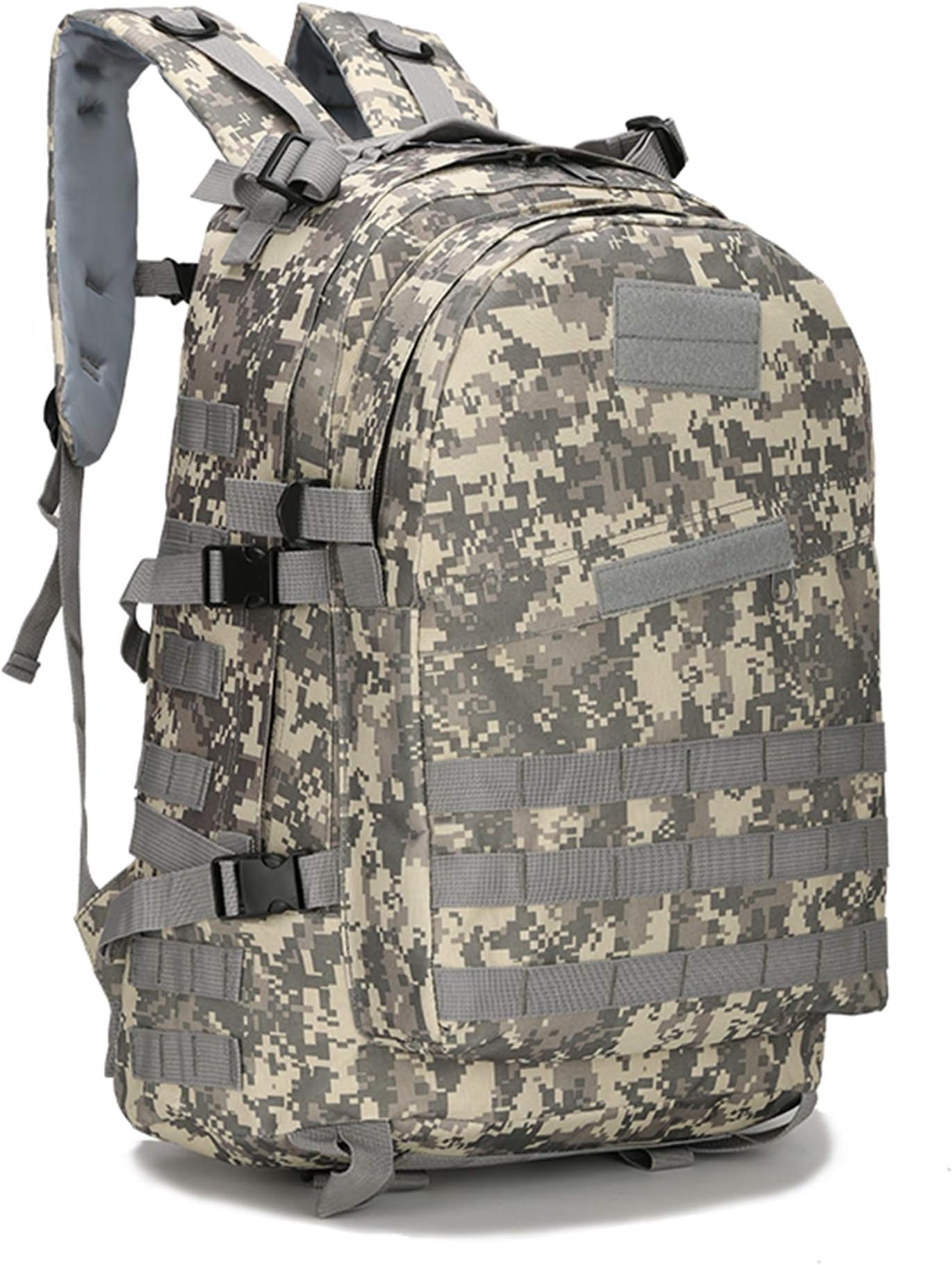 haoYK 40L Backpack Men's Woman's Double Shoulder Backpack Multifunction Walking Mountaineering Satchel Camo Tactical School Travel Camping Sports Bag