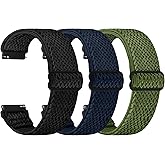 TumpCez Quick Release Watch Band - Choice of Width -18mm 19mm 20mm 22mm 24mm Watch Bands, Solo Loop Adjustable Elastic Nylon Watch Straps Replacement Wristband for Men Women