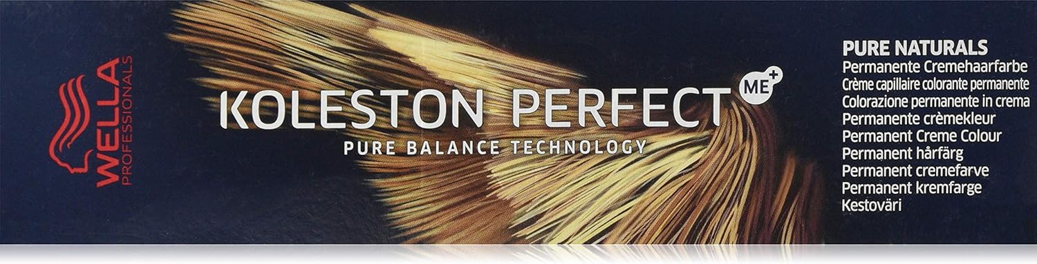 Wella Koleston Perfect MePlus Pure Naturals Permanent Hair Colour Cream, No. 6/07 Dark Blonde Natural Brown, 0.66 kg 8005610626512
