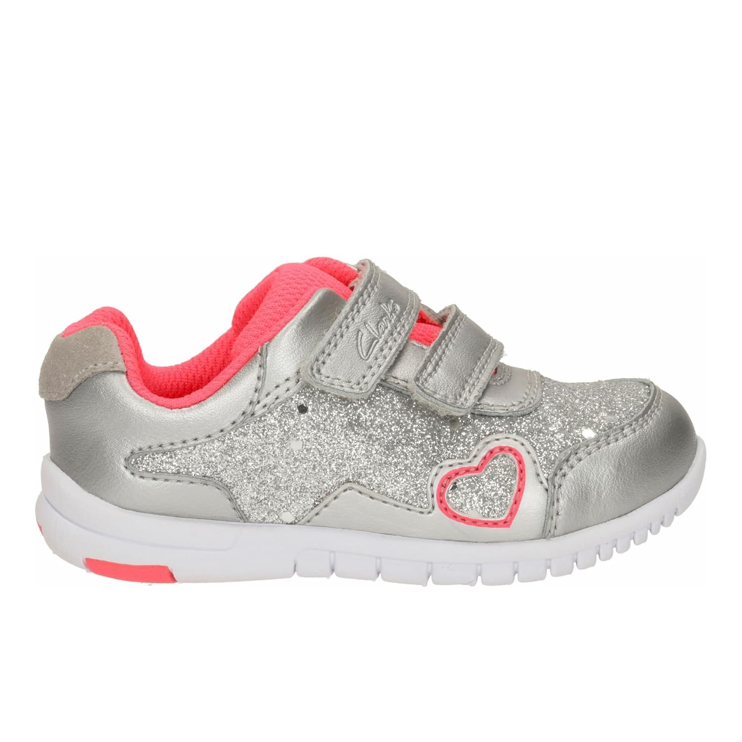 clarks girls trainers