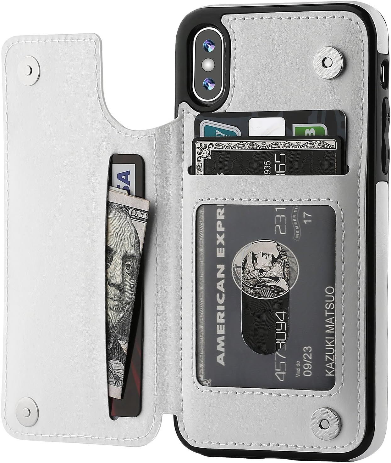 iPhone Xs iPhone X Wallet Case with Card Holder,OT