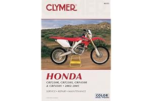 Honda CRF250R (2004), CRF250X (2004) AND CRF450R 2002-2004 (CLYMER MOTORCYCLE REPAIR)