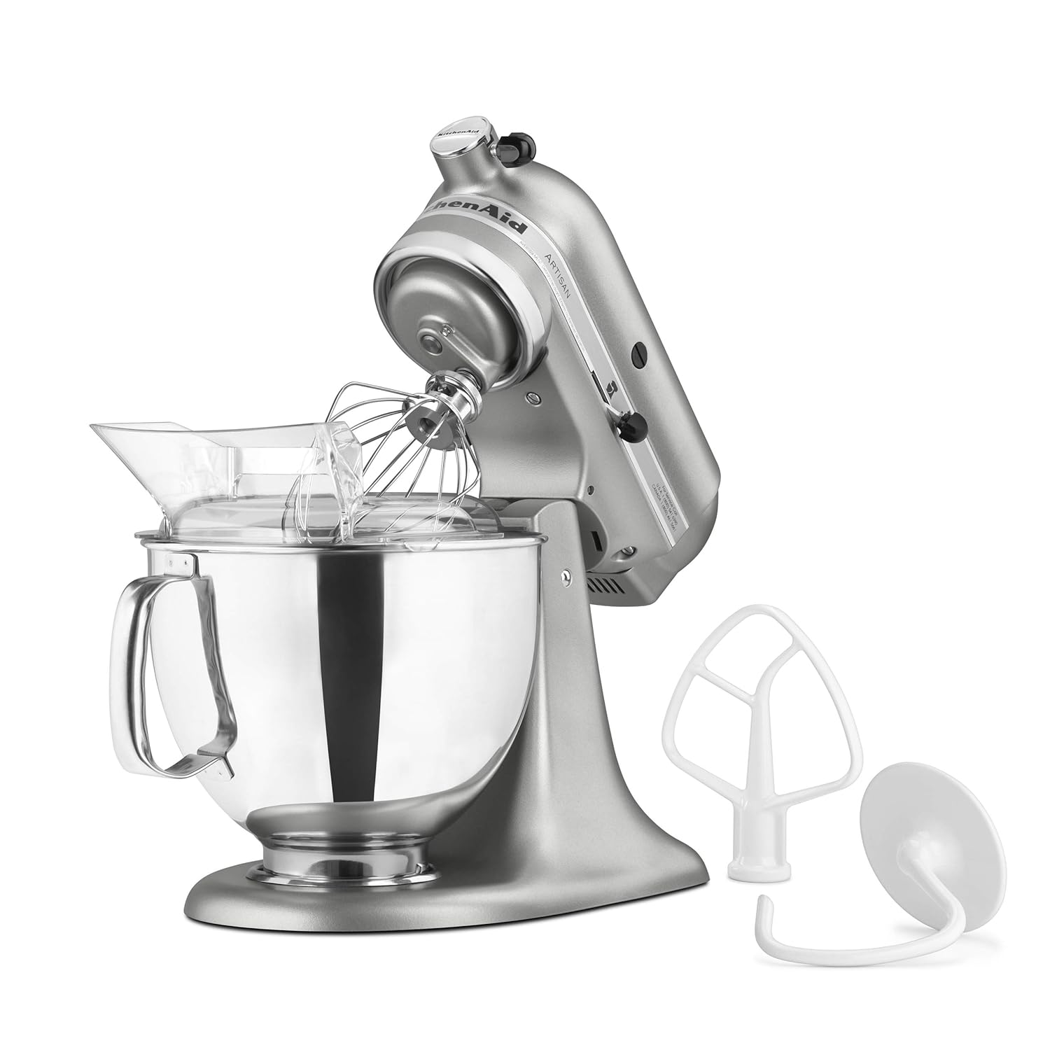 KitchenAid KSM150PSCU Artisan Series 5-Qt. Stand Mixer with Pouring Shield - Contour Silver