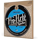 D'Addario Pro-Arte Nylon Classical Guitar Strings, Hard Tension | Pro‑Arte nylon classical guitar strings deliver warm tone, precise intonation, consistent feel, and lasting performance.