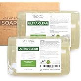 velona 10 lb - Ultra Clear Glycerin Soap Base, Melt &amp; Pour, Transparent | Premium Ultra Clear Vegetable Glycerin Soap Base, Easy to Melt &amp; Customize