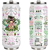 YOPIGOT Plant Lover Gifts For Women Garden Stainless Steel Insulated Tumbler With Straw Lid,Funny Gardening Gift For Women,Plantaholic,Plant Lady,Gardeners Tumbler Gifts 17 Oz