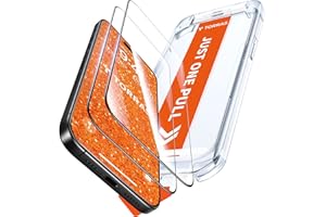 TORRAS for iPhone 17 Pro Max Screen Protector [12Ft Military-Grade Shatterproof] [9H+ Aerospace Tempered Glass] Anti-Scratch Full Coverage Fit Screen Protector 17 ProMax 6.9" 2-Pack