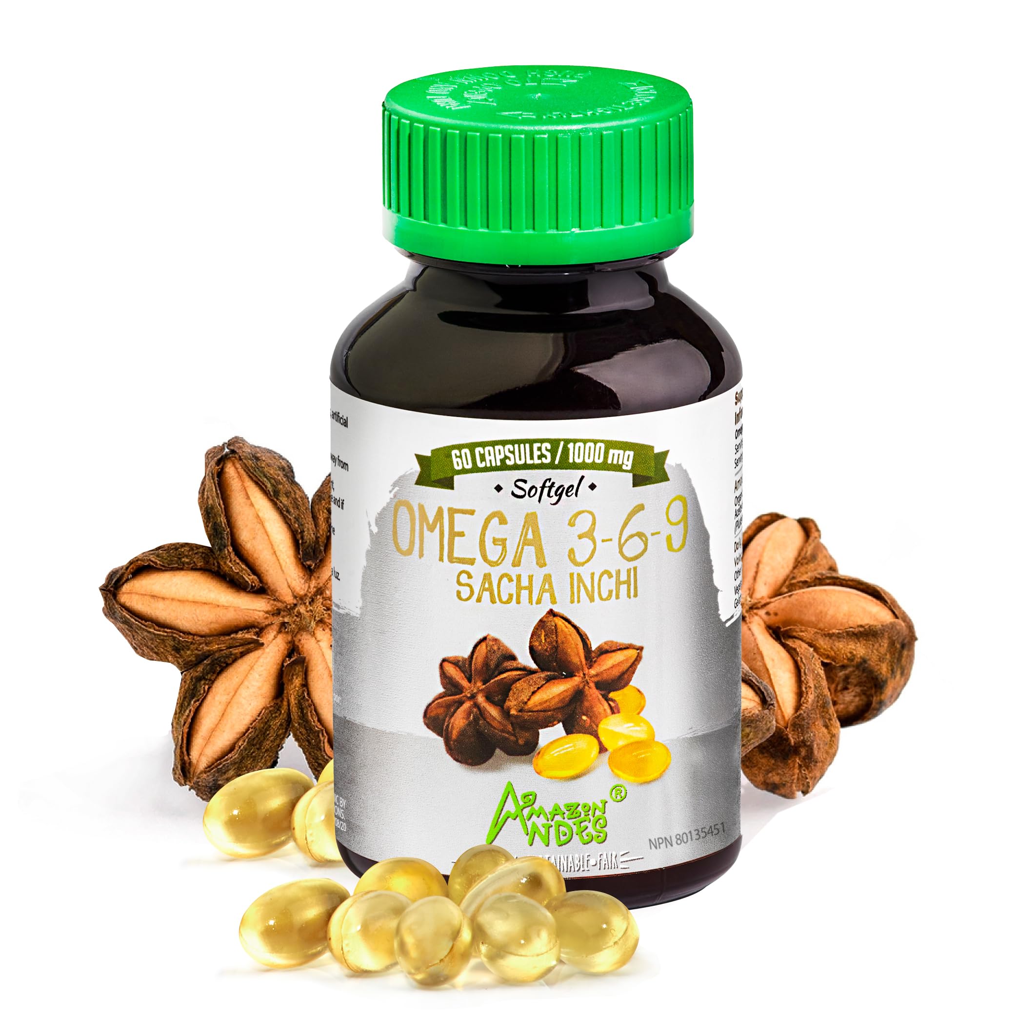 Organic Omega 3-6-9 Sacha Inchi