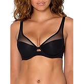 Smart & Sexy Women's Mesh Plunge Bra, available in single and 2 Packs!