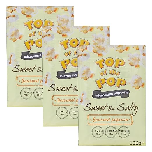 Top of the Pop Microondas palomitas, Sweet & Salty, dulce y ...