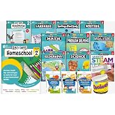 180 Days&reg; Homeschool Grade 2 Set: Every Subject, Every Day (ten 180 Days&reg; activity books, three flash card decks, and one In a Jar activity cards, and a parent guide): Every Subject, Every Day