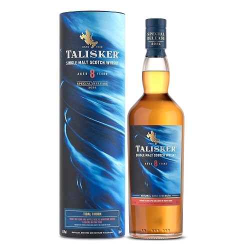 Talisker Special Releases 2024 | 8 Year Old │ Single Malt Scotch Whisky │ 58.7% vol │ 70cl │ Smooth Mouth-Filling Creamy in Texture │ Perfect for Holiday Gatherings │ with Gift Box