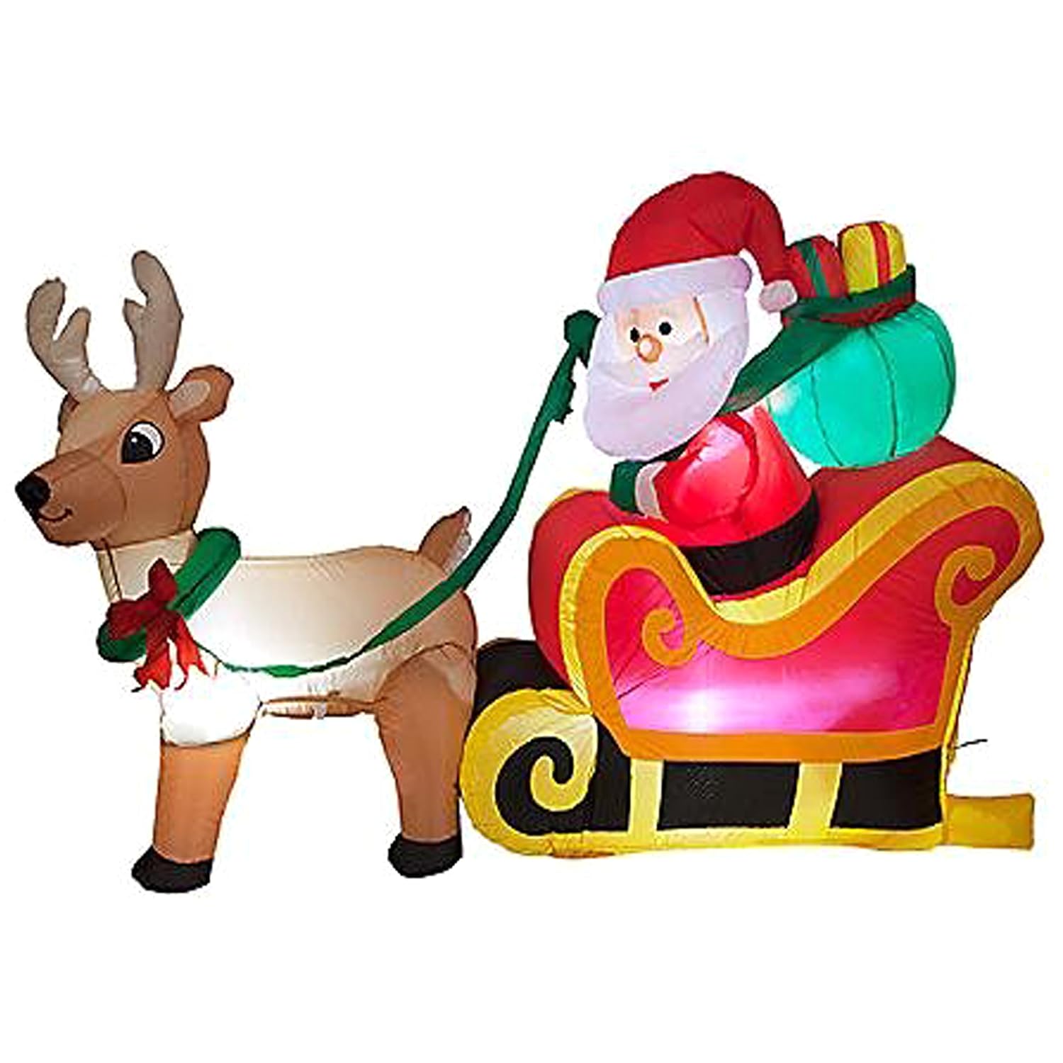 The Magic Toy Shop Large Inflatable Father Christmas Santa Or