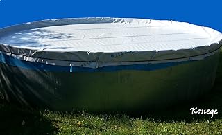 Poolplane, Poolfolie, Winterabdeckung für Pool bis max. Ø5,60m, inkl. Gummiseil