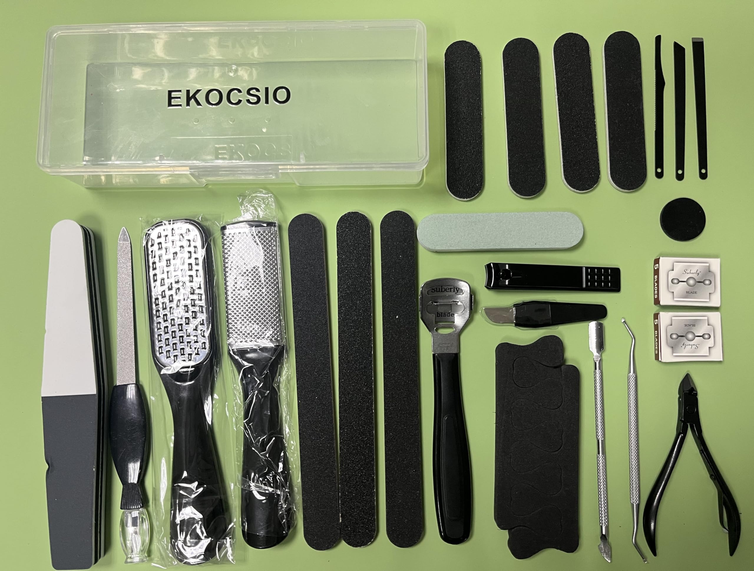 36 in 1 Pedicure Kit, Professional Pedicure Tools Foot Rasp Foot Dead Skin Remover for Home & Salon Care - Image 8