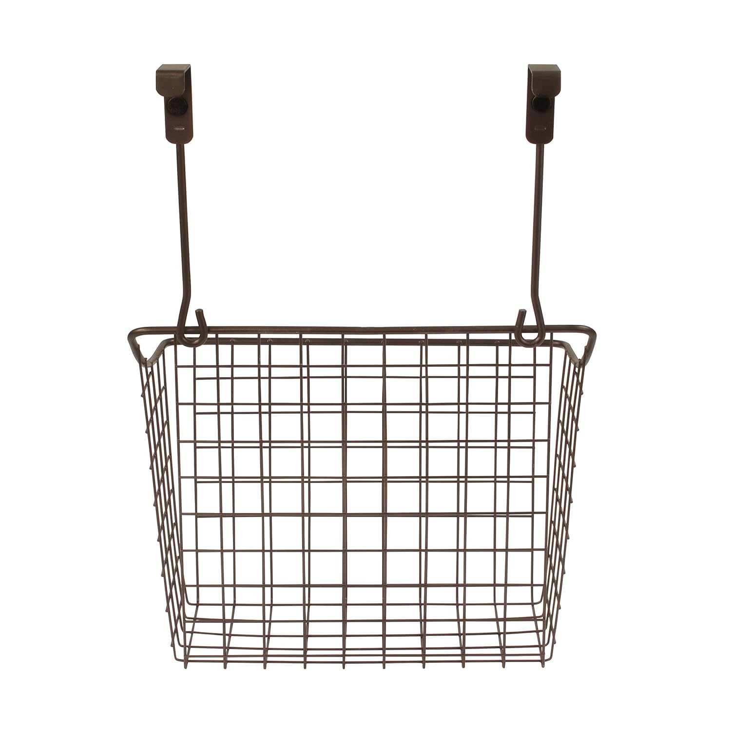 Spectrum Diversified Grid Storage Basket, Over The Cabinet, Steel Wire Sink Organization for Kitchen & Bathroom, Large, Bronze - Home Storage Baskets