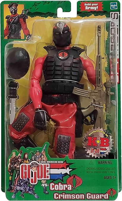 Amazon Com G I Joe Vs Cobra Spy Troops Cobra Crimson Guard
