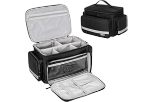 Medical Supplies Bag,First Aid Bag Empty,Emergency Medical Trauma Bag,Home Health Nurse Bag with Detachable Dividers,Ideal fo