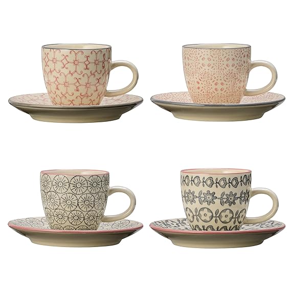 Bloomingville Espresso Tassen Cécile 4er Set