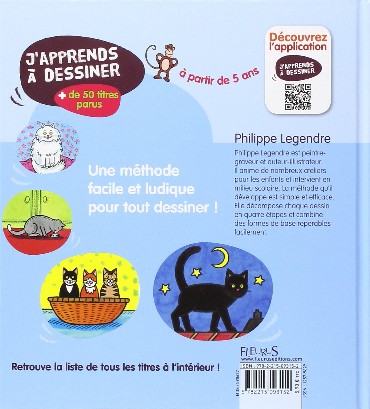 Amazonfr Japprends à Dessiner Les Chats Philippe