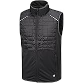 Little Donkey Andy Men's Lightweight Golf Vest Warm Outdoor Sleeveless Jacket for Hiking Travel Running Casual