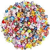 25Pcs 3D Random Silicone Focus Beads for Pen, Non-Repeat Cartoon Cute Focus Beads for Keychain Making Necklace and Bracelets Craft, Only Applicable to Adults