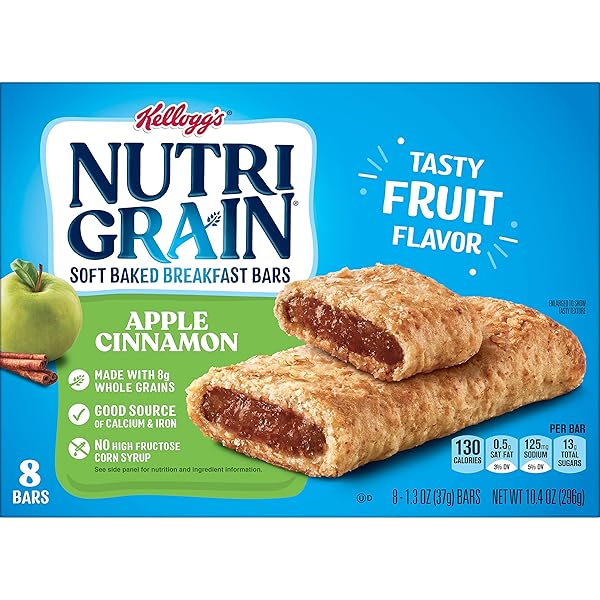 KELLOGG’S NUTRI GRAIN BAR APPLE CINNAMON (16 BARS)