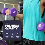 KAYMAN Neoprene Dumbbells Set 2 x 6 Kg Anti-Slip Hex Edges Home Gym view 3