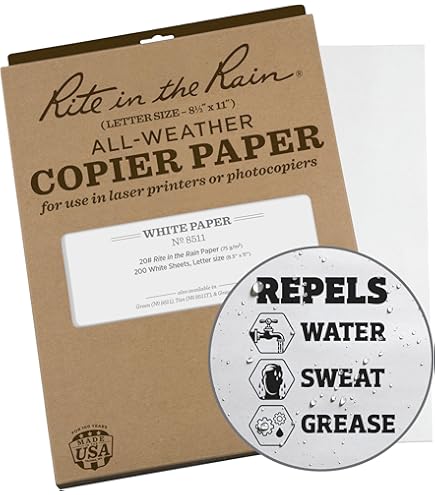Papier Photo A4 Brillant Rite In The Rain, Lot De 200 Feuilles De