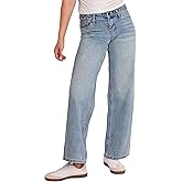 YMI Womens Jeans Women's Low Rise Brittany Loose Wide with Bow Print, P046076