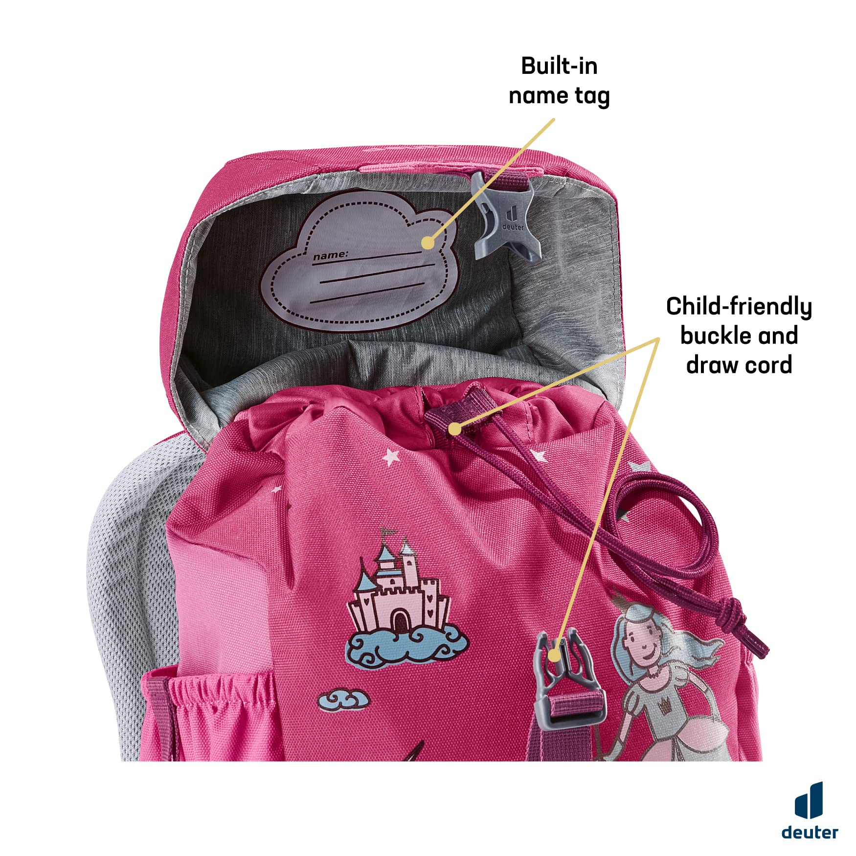 Deuter Unisex Kid's Schmusebar, Ruby-hot Pink, 8L