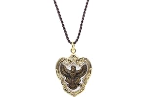 Artschatz Golden Amulet Garuda. Khagesvara, Vahana of Vishnu, Suparna, Thai Buddha Pendant