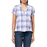 Eddie Bauer WP SS Packable Camp Shirt Iris