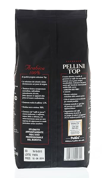 PELLINI CAFFE’ ESPRESSO TOP 100% ARABICA, 2.2 LBS WHOLEBEAN