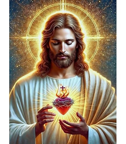 Apomelo Diamond Painting Kit for Adults Jesus Full Drill Diamond