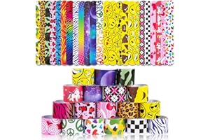 LovesTown Slap Bracelets for Kids, 48 PCS Snap Bracelets Bulk Party Favors Goodie Bag Stuffers Exchanging Gifts Classroom Prizes