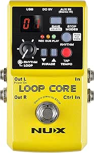 Pedal NUX Looper y caja de ritmos (LOOP-CORE) : Amazon.es ...